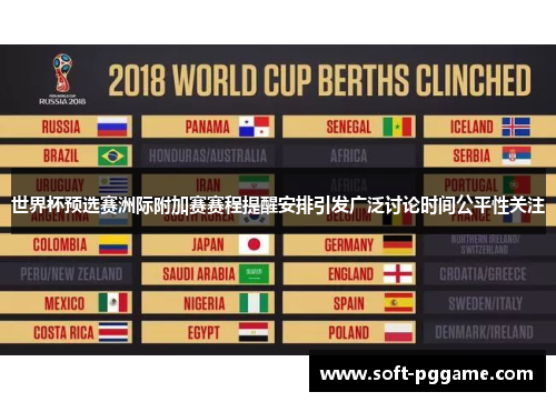 世界杯预选赛洲际附加赛赛程提醒安排引发广泛讨论时间公平性关注